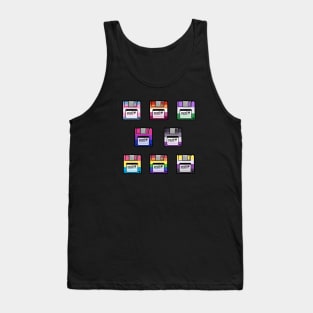 Pride Floppy Disk Set Tank Top